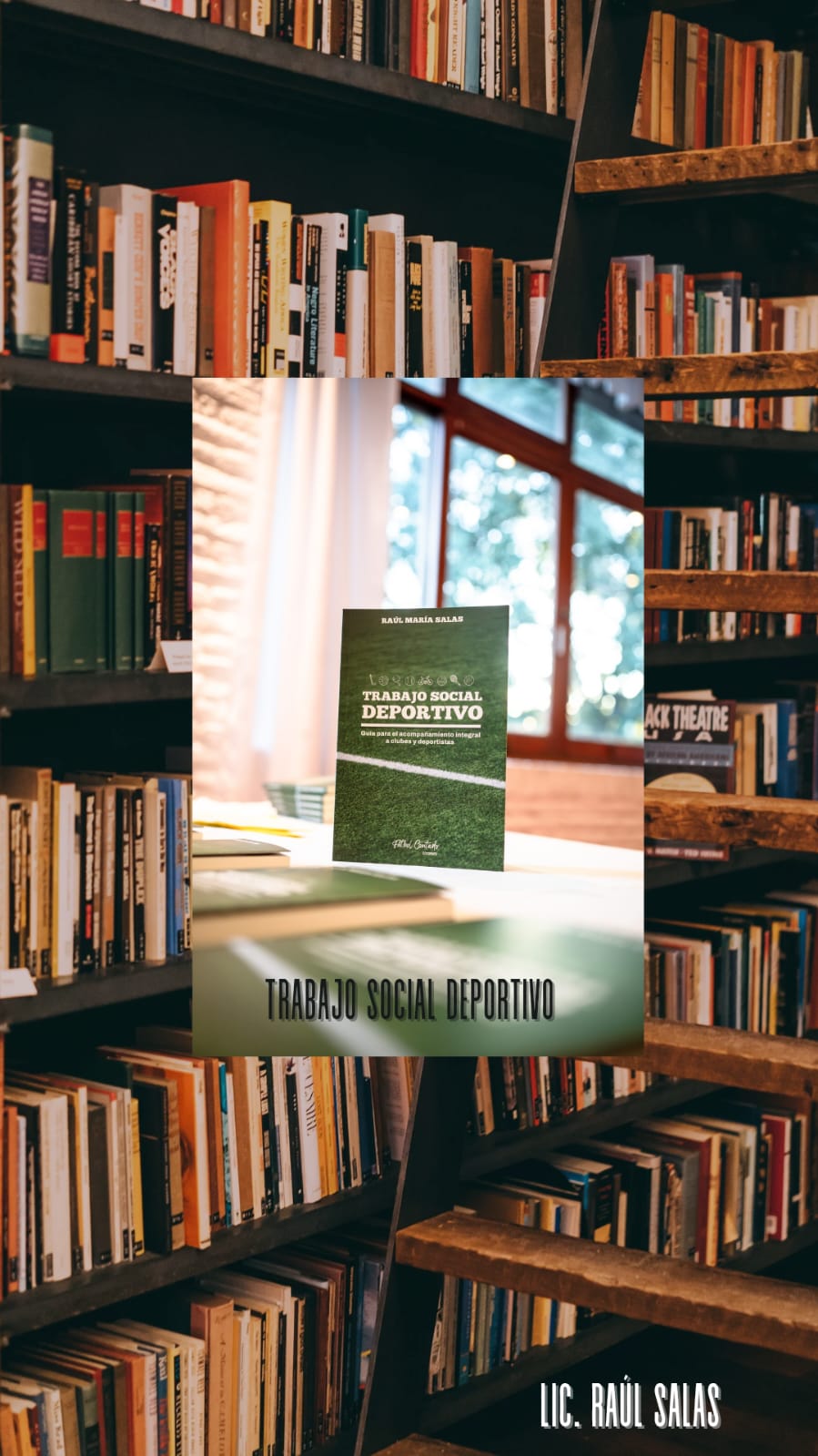 Tapa del libro Trabajo Social Deportivo de Raúl Salas